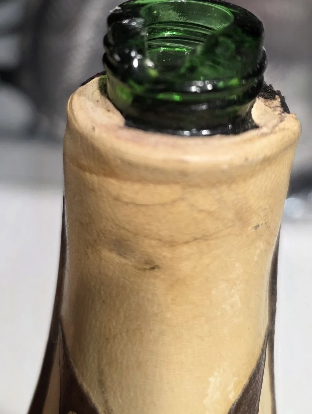 1960's Chianti Leather Coated Penguin Bottle Decanter Made In Italy One Of One